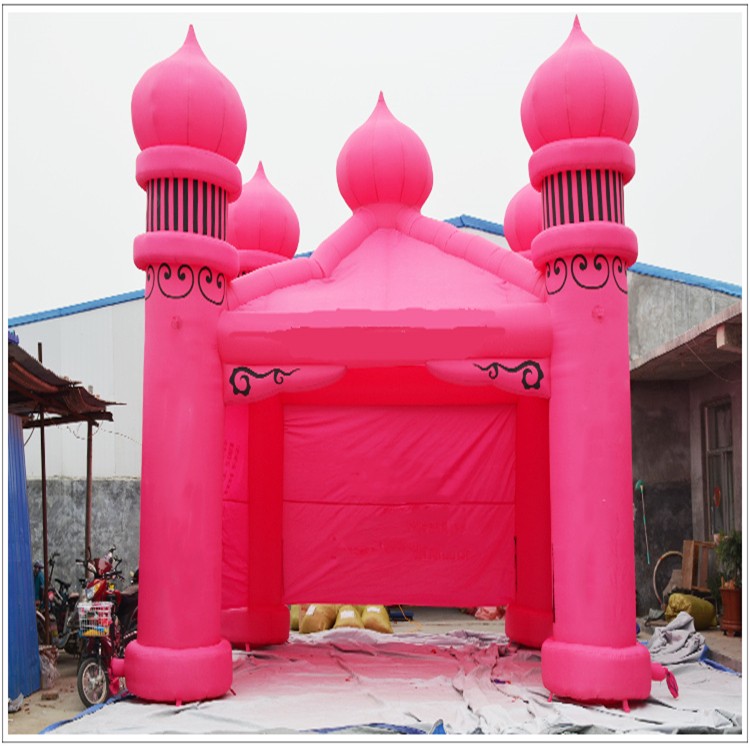 永定粉色帐篷